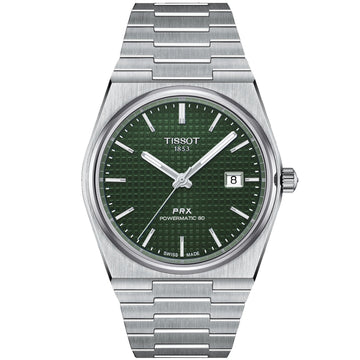 Tissot Men's PRX Powermatic 80 Green Dial Watch - T1374071109100 by Balec Group